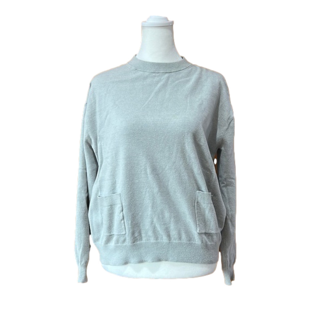 Vineyard Vines Gray Cropped Sweater